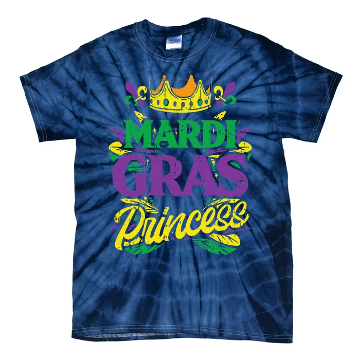 Mardi Gras Princess Funny Mardi Gras Carnival Tie-Dye T-Shirt