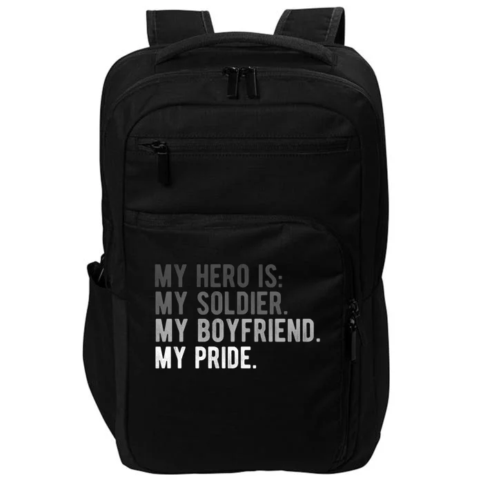 Military Gift Proud Army Friend Friend Hero Soldier Impact Tech Backpack