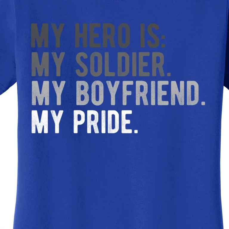 Military Gift Proud Army Friend Friend Hero Soldier Women's T-Shirt