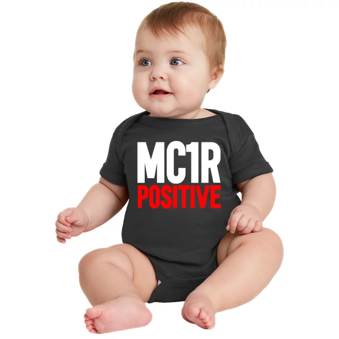 MC1R Gene Positive Funny Redhead Ginger Red Hair Baby Bodysuit