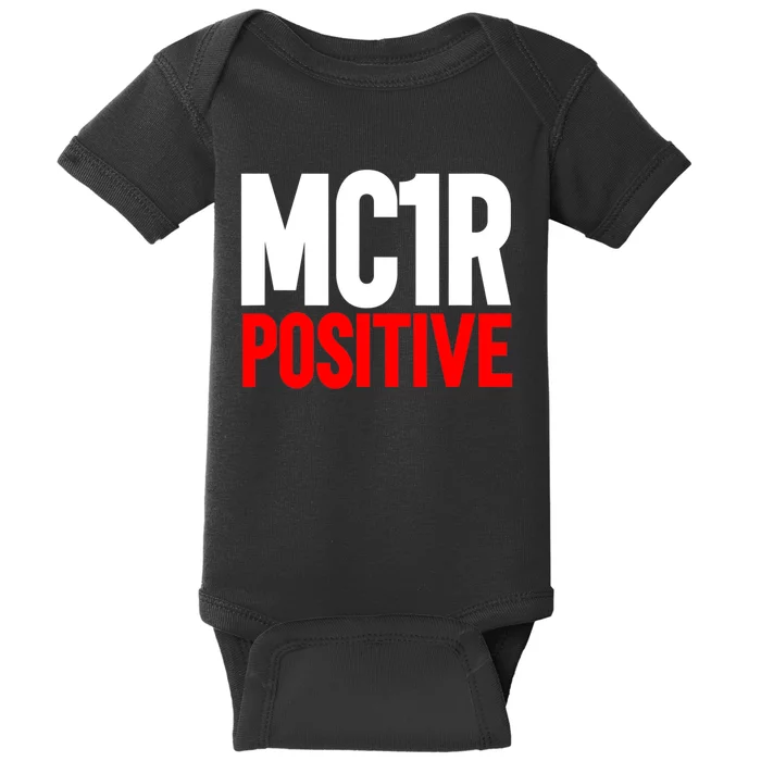 MC1R Gene Positive Funny Redhead Ginger Red Hair Baby Bodysuit