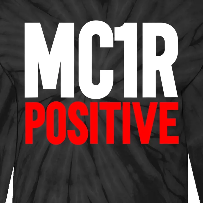 MC1R Gene Positive Funny Redhead Ginger Red Hair Tie-Dye Long Sleeve Shirt