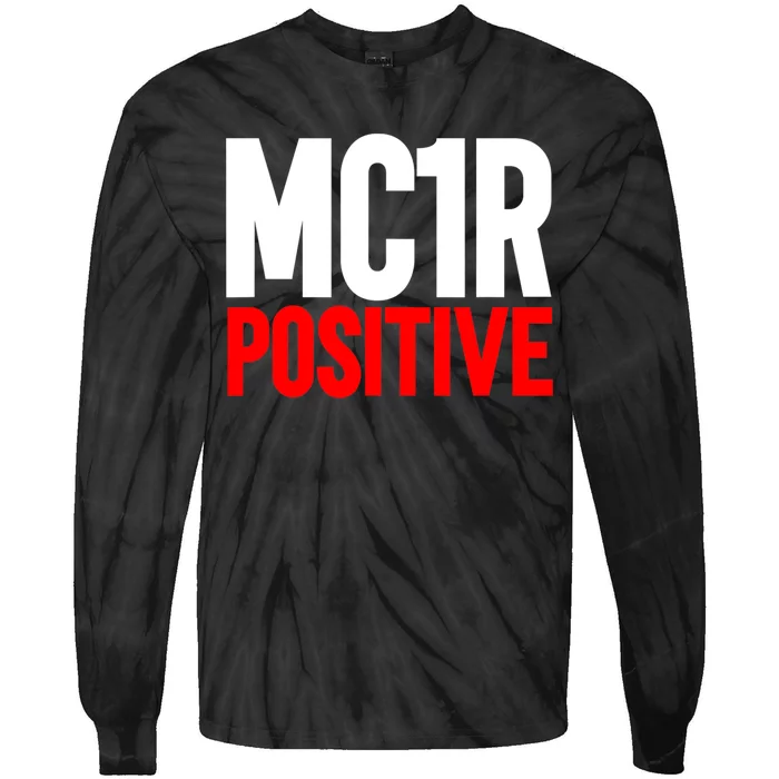 MC1R Gene Positive Funny Redhead Ginger Red Hair Tie-Dye Long Sleeve Shirt