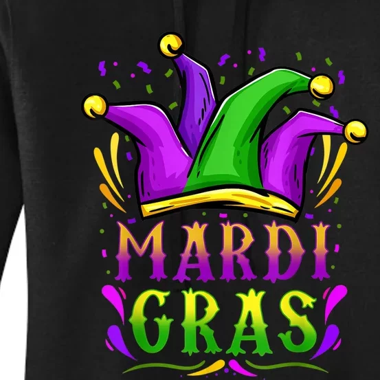 Mardi Gras Party Hat Gift Women's Pullover Hoodie