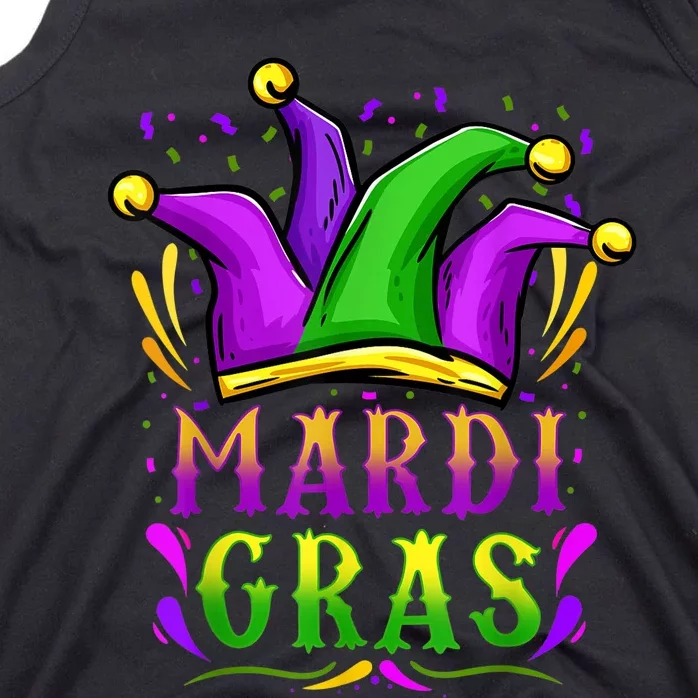 Mardi Gras Party Hat Gift Tank Top