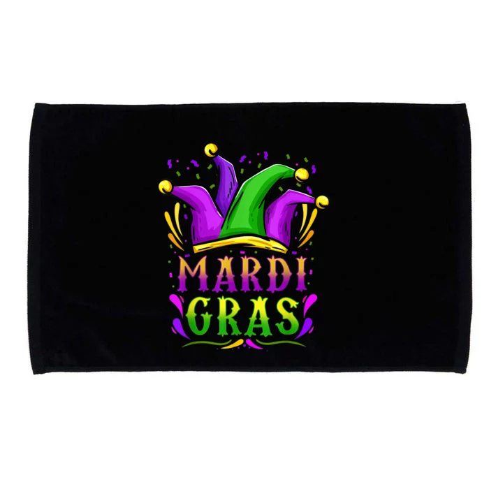 Mardi Gras Party Hat Gift Microfiber Hand Towel