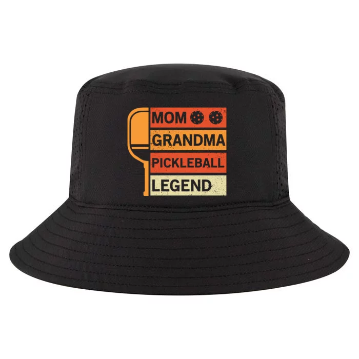 Mom Grandma Pickleball Legend Paddle Gift For Pickleball Cool Comfort Performance Bucket Hat