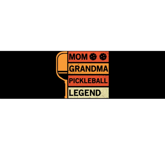 Mom Grandma Pickleball Legend Paddle Gift For Pickleball Bumper Sticker