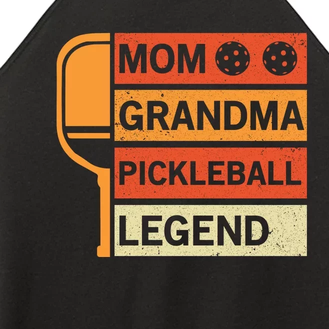 Mom Grandma Pickleball Legend Paddle Gift For Pickleball Women’s Perfect Tri Rocker Tank