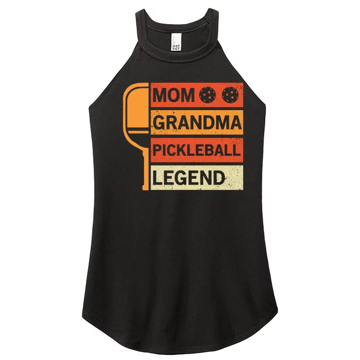 Mom Grandma Pickleball Legend Paddle Gift For Pickleball Women’s Perfect Tri Rocker Tank