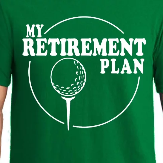 My Golf Plan Saying Golfing Golfer Ball Pajama Set