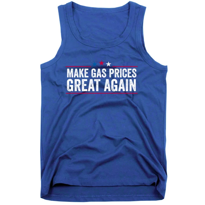 Make Gas Prices Great Again Usa American Flag Vintage Funny Gift Tank Top