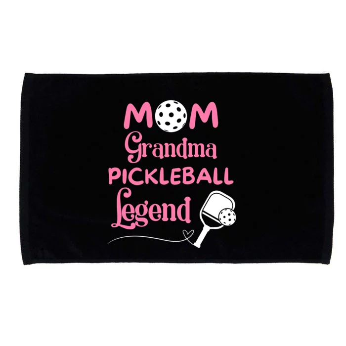 Mom Grandma Pickleball Legend Cute Pickleball Gift Microfiber Hand Towel