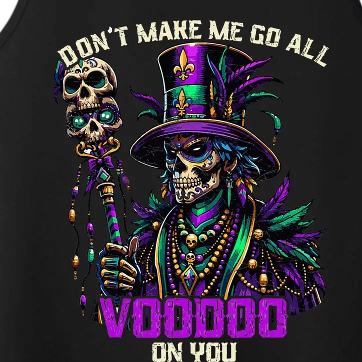 Mardi Gras Priest Hat New Orleans Witch Doctor Voodoo Performance Tank