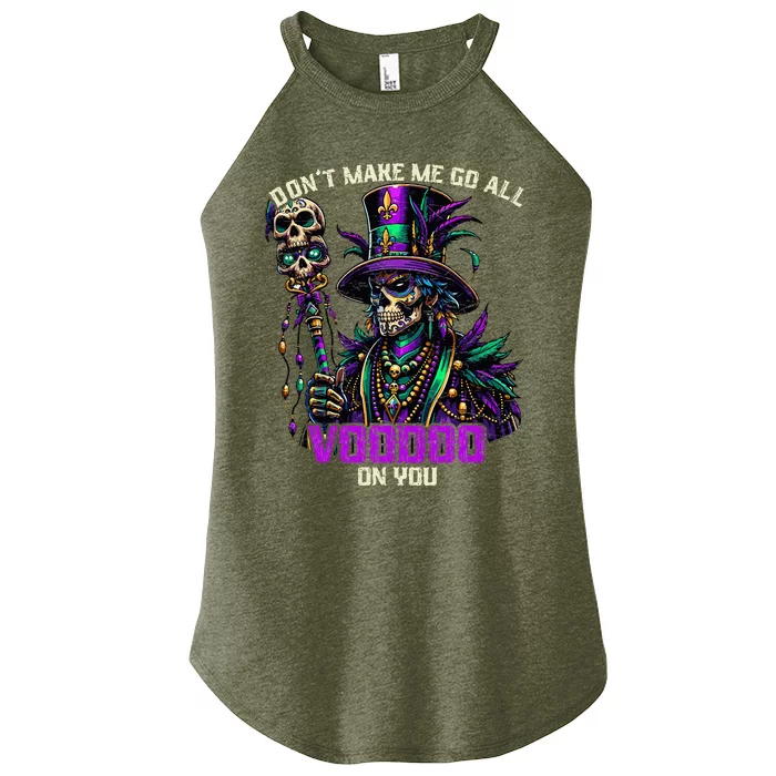 Mardi Gras Priest Hat New Orleans Witch Doctor Voodoo Women’s Perfect Tri Rocker Tank