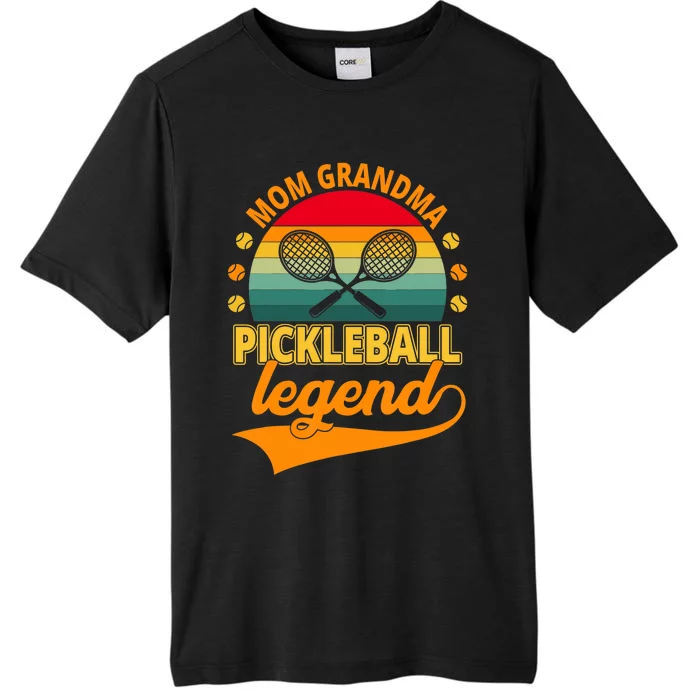 Mom Grandma Pickleball Legend ChromaSoft Performance T-Shirt