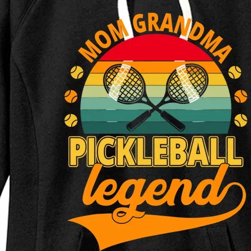 Mom Grandma Pickleball Legend Women's Fleece Hoodie