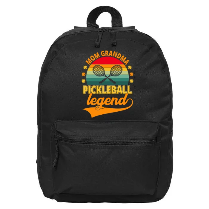 Mom Grandma Pickleball Legend 16 in Basic Backpack