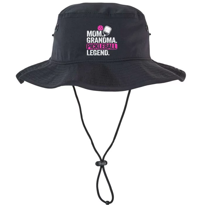 Mom Grandma Pickleball Legend Player Funny Pickle Ball Legacy Cool Fit Booney Bucket Hat