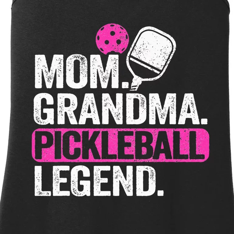 Mom Grandma Pickleball Legend Player Funny Pickle Ball Ladies Essential Tank