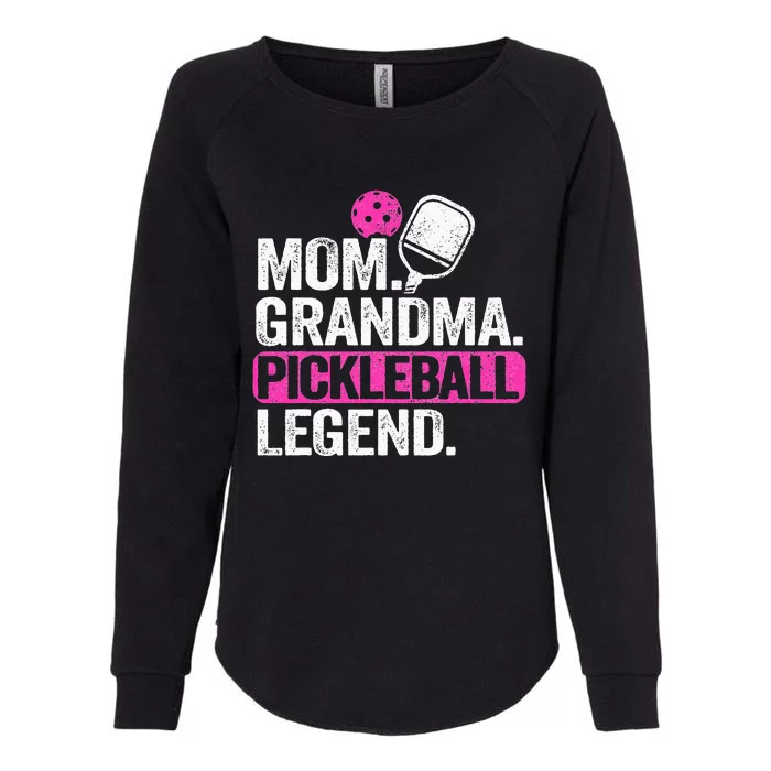 Mom Grandma Pickleball Legend Player Funny Pickle Ball Womens California Wash Sweatshirt