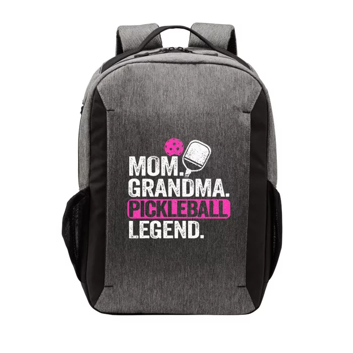 Mom Grandma Pickleball Legend Player Funny Pickle Ball Vector Backpack