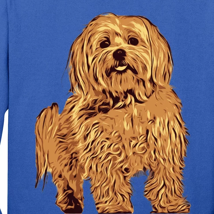 Maltese Gorgeous Pet Dog Lover Gift Long Sleeve Shirt