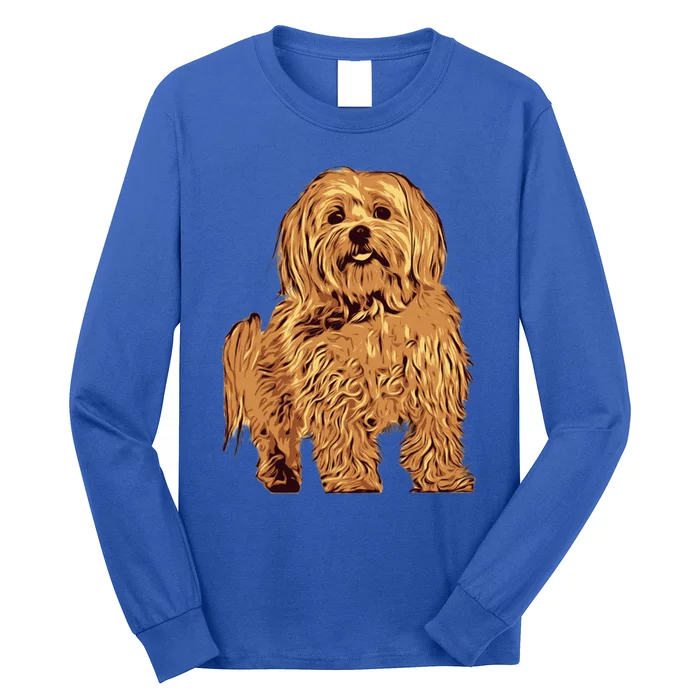 Maltese Gorgeous Pet Dog Lover Gift Long Sleeve Shirt