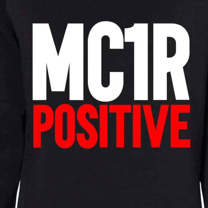 MC1R Gene Positive Funny Redhead Ginger Red Hair Womens California Wash Sweatshirt