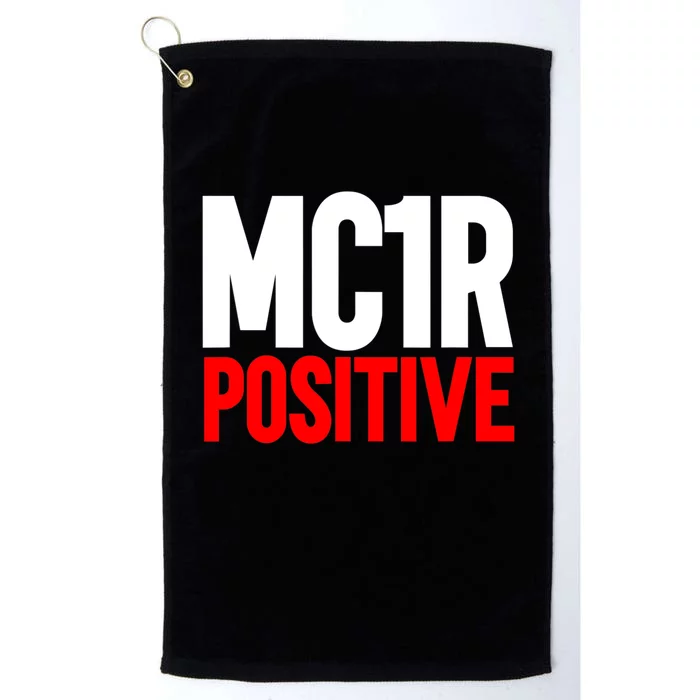 MC1R Gene Positive Funny Redhead Ginger Red Hair Platinum Collection Golf Towel