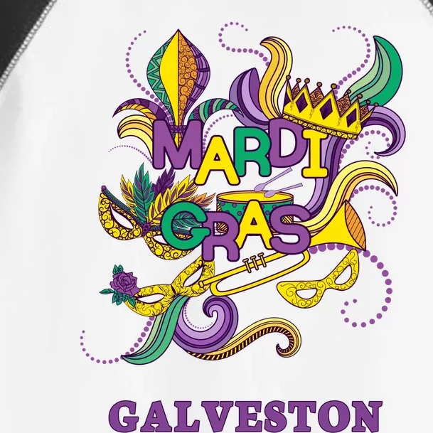 Mardi Gras Parade Carnival Galveston Texas Gift Mask Toddler Fine Jersey T-Shirt