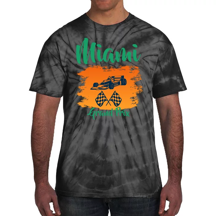 Miami Grand Prix 2022 Race Miami Gardens Retro Vintage Tie-Dye T-Shirt