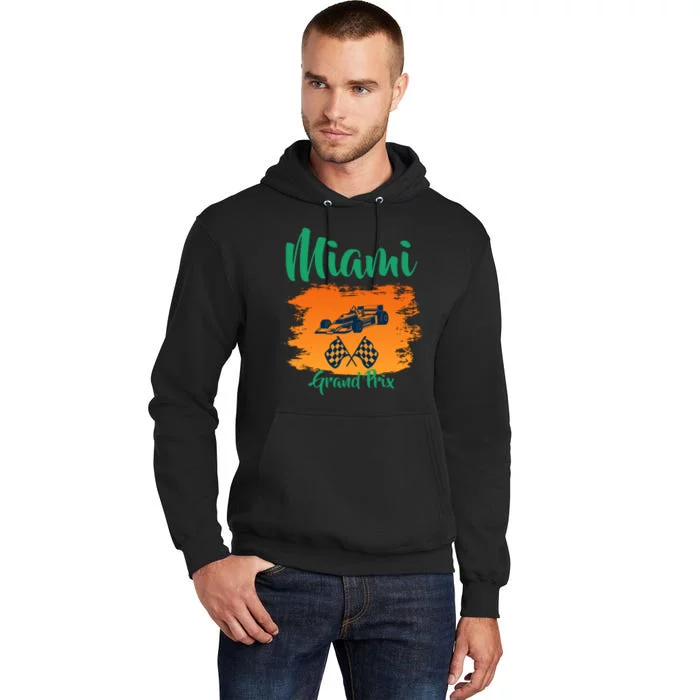 Miami Grand Prix 2022 Race Miami Gardens Retro Vintage Tall Hoodie