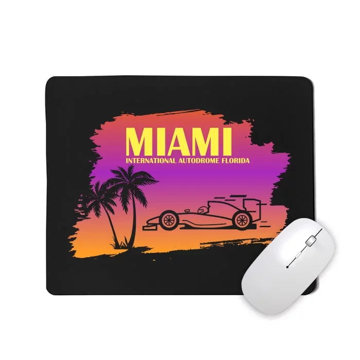 Miami Grand Prix 2022 Race Miami Gardens Retro Vintage Mousepad