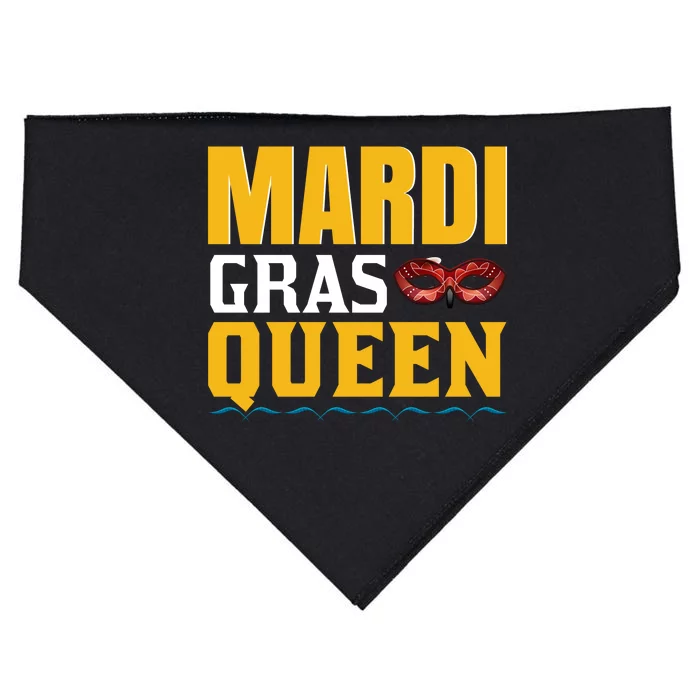 Mardi Gras Queen USA-Made Doggie Bandana