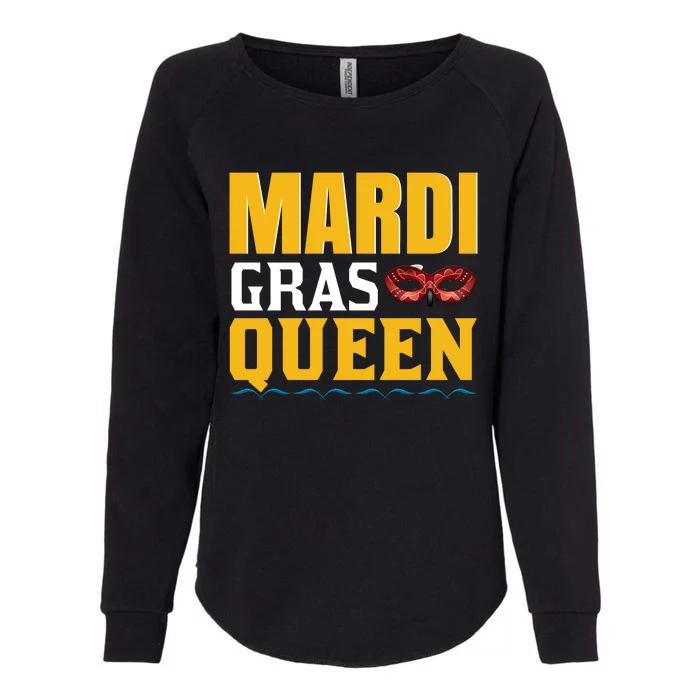 Mardi Gras Queen Womens California Wash Sweatshirt