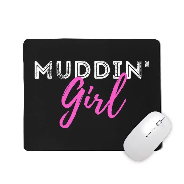 Muddin Girl Quad Biker Atv 4 Wheeler Gift Mousepad