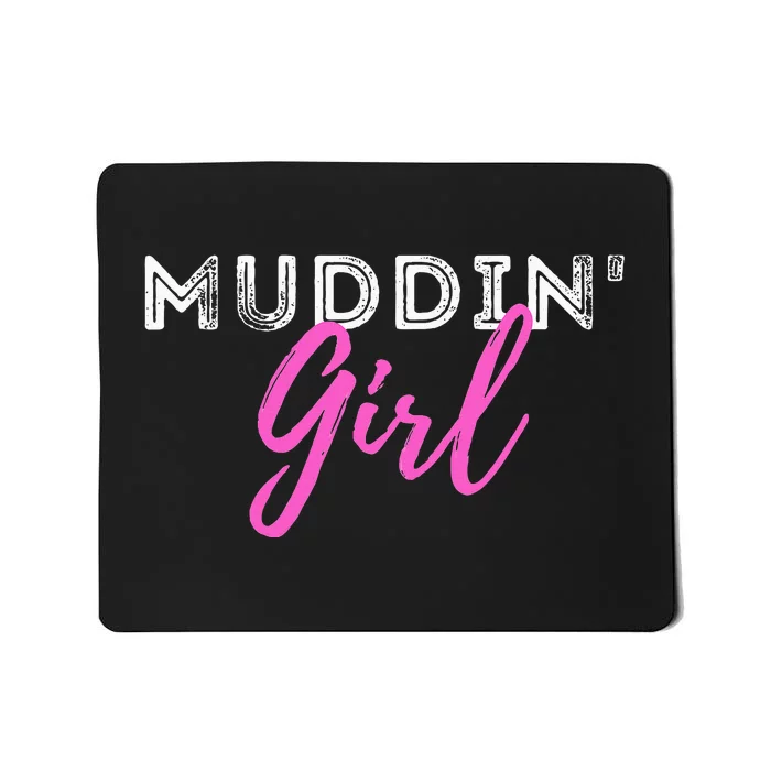 Muddin Girl Quad Biker Atv 4 Wheeler Gift Mousepad