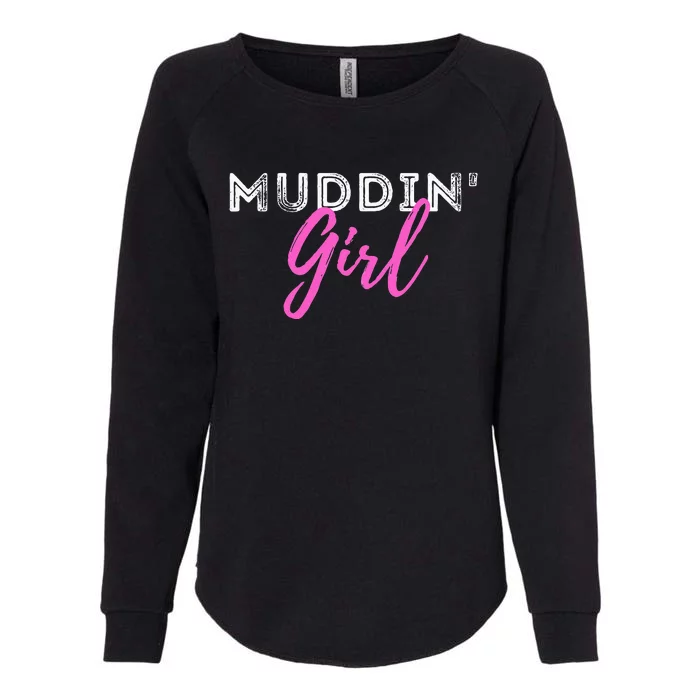 Muddin Girl Quad Biker Atv 4 Wheeler Gift Womens California Wash Sweatshirt