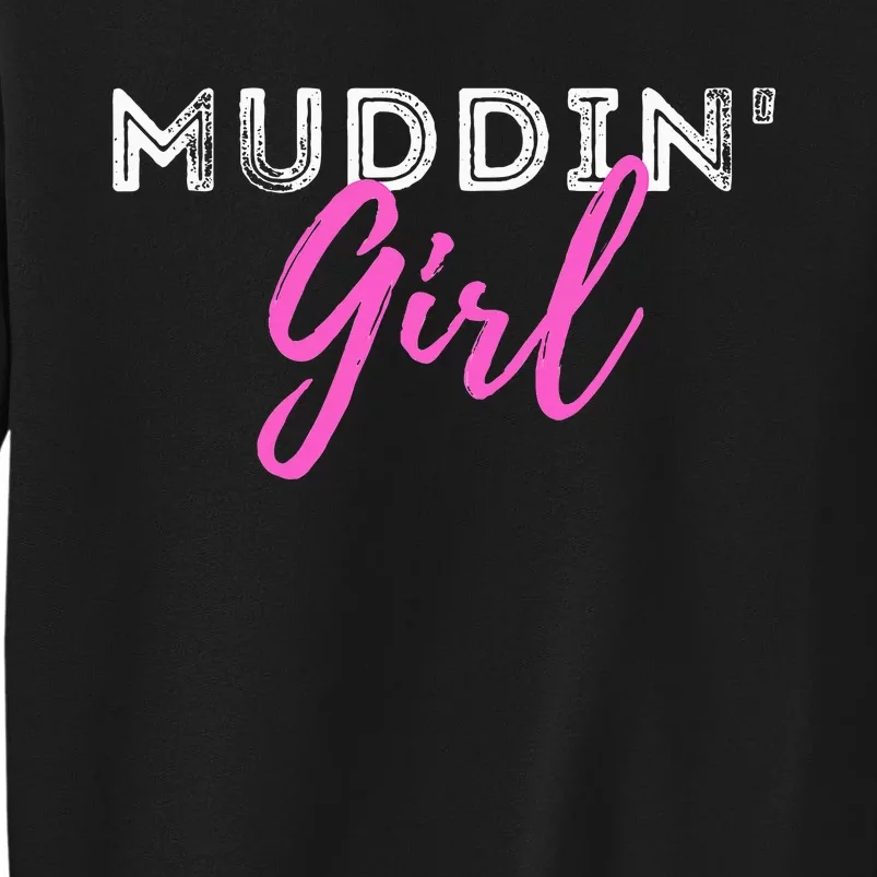 Muddin Girl Quad Biker Atv 4 Wheeler Gift Tall Sweatshirt