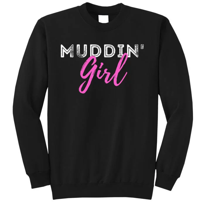 Muddin Girl Quad Biker Atv 4 Wheeler Gift Tall Sweatshirt