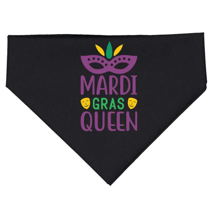 Mardi Gras Queen USA-Made Doggie Bandana