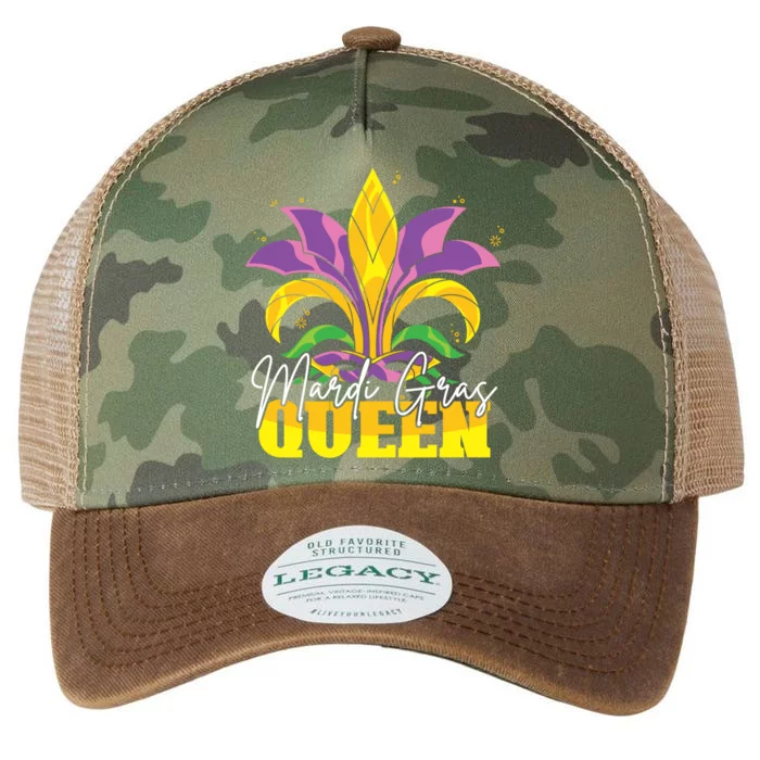 Mardi Gras Queen Masquerade Costume Gift Mardi Gras Funny Gift Legacy Tie Dye Trucker Hat