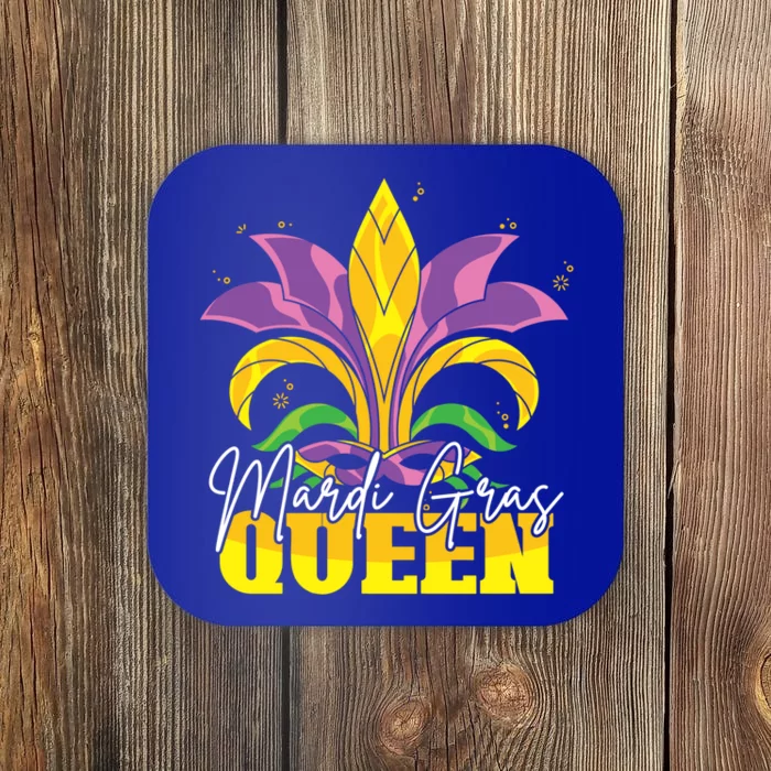 Mardi Gras Queen Masquerade Costume Gift Mardi Gras Funny Gift Coaster