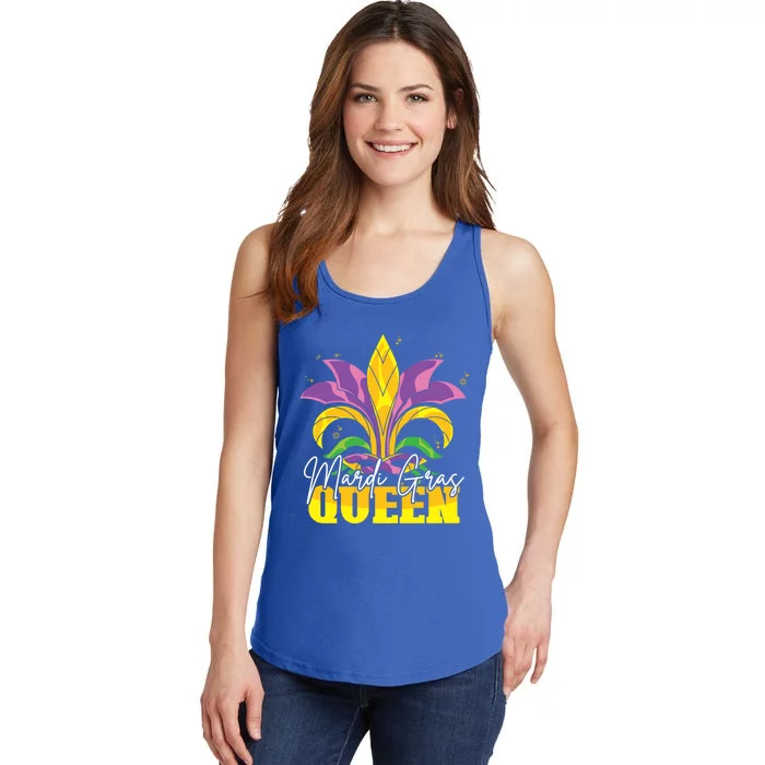 Mardi Gras Queen Masquerade Costume Gift Mardi Gras Funny Gift Ladies Essential Tank