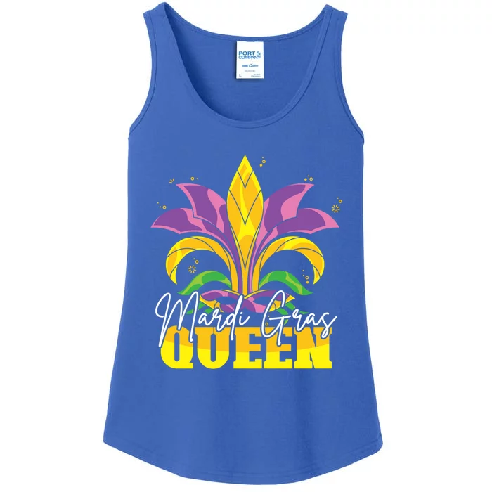 Mardi Gras Queen Masquerade Costume Gift Mardi Gras Funny Gift Ladies Essential Tank