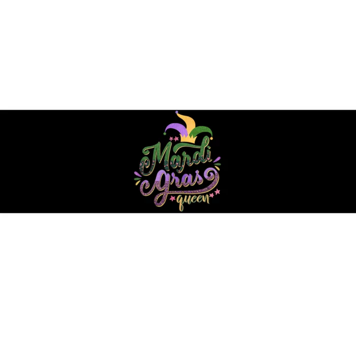 Mardi Gras Queen Gift Purplr Gold Green Gift Bumper Sticker