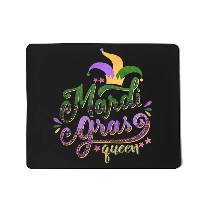 Mardi Gras Queen Gift Purplr Gold Green Gift Mousepad