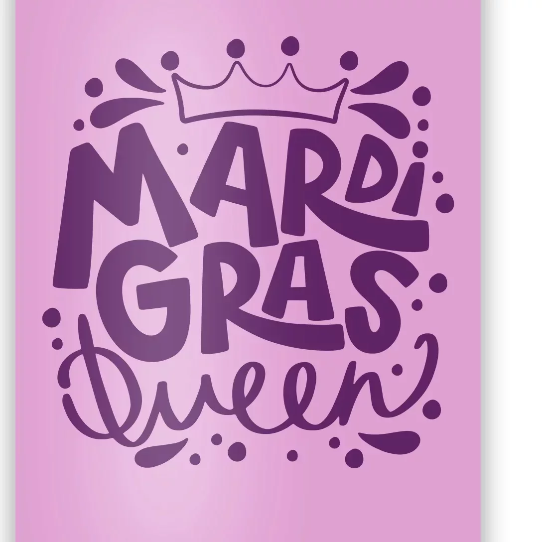 Mardi Gras Queen Celebration Poster