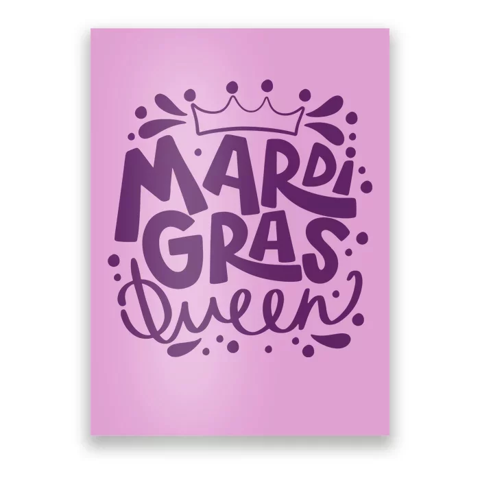 Mardi Gras Queen Celebration Poster